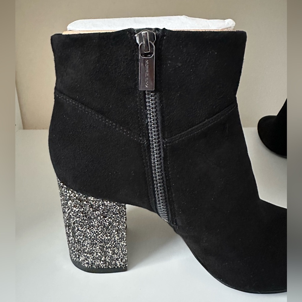 Michael Kors Cher Ankle Boot with Glitter Heel - Picture 7 of 9